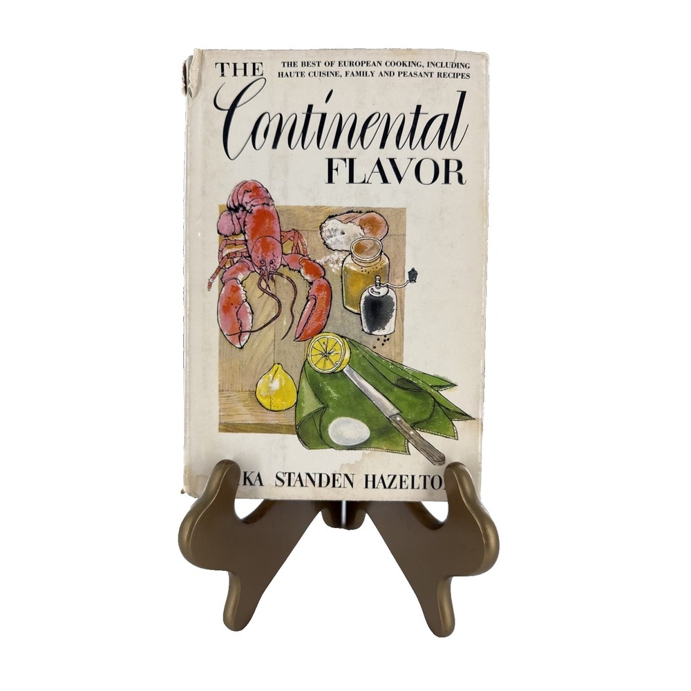 Nika Standen Hazelton The Continental Flavor 1961 Book Club edition HC DJ